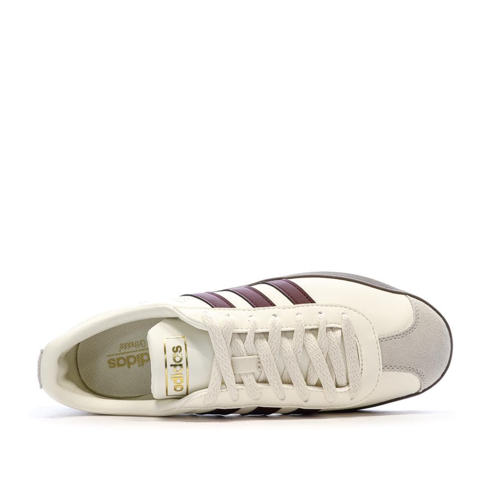 Baskets Beiges/Rouges Homme Adidas Vl Court 2.0 4