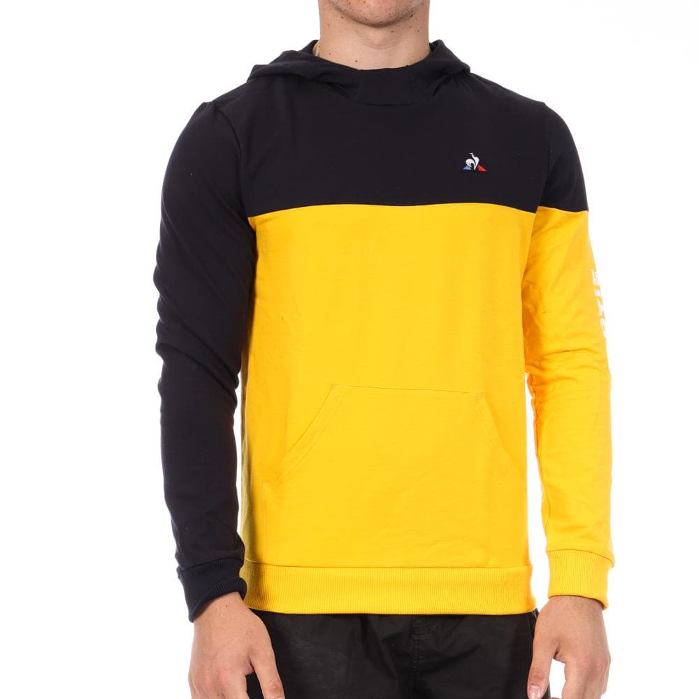 Sweat Marine/Jaune Homme Le Coq Sportif Captain 1