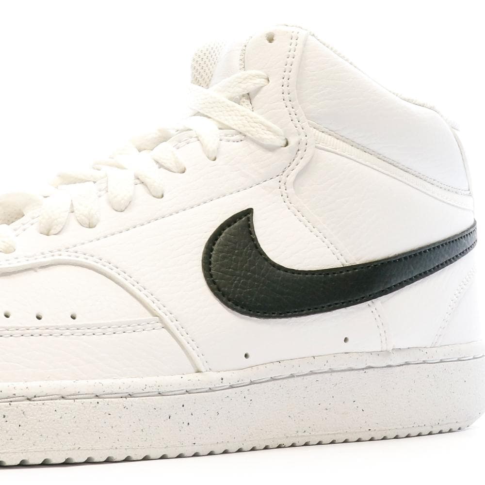 Baskets Blanche/Noir Homme Nike Court Vision Mid 7
