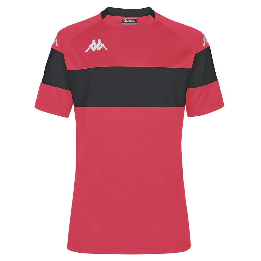 T-Shirt de Sport Rouge/Noir Homme Kappa Dareto 33133WWJR 1