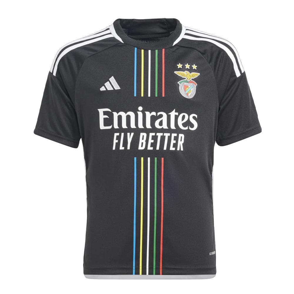 Benfica Lisbonne Maillot Noir Garçon Adidas 2023/24 1
