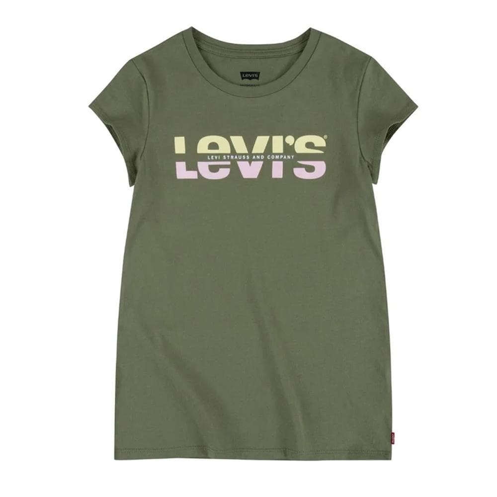 T-shirt Kaki Fille Levi's 4ED482 1