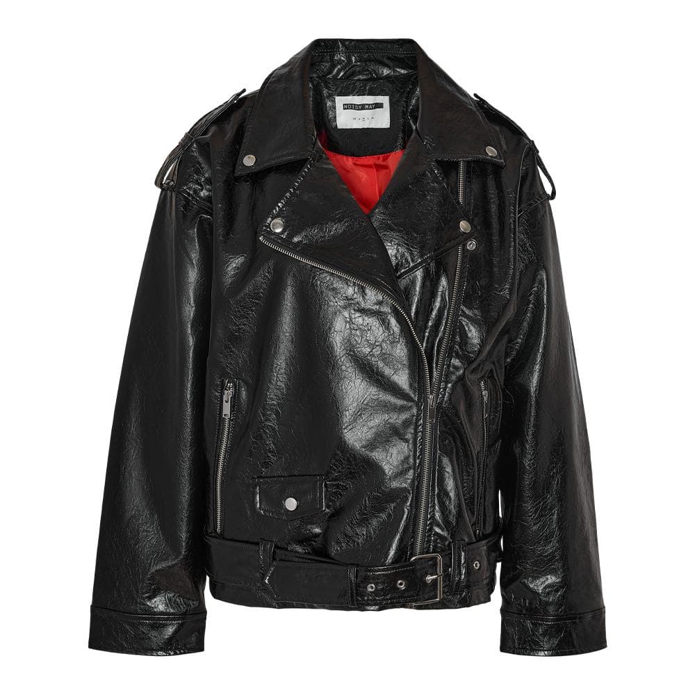 Veste Similicuir Noir Femme Noisy May Paulina Biker 1
