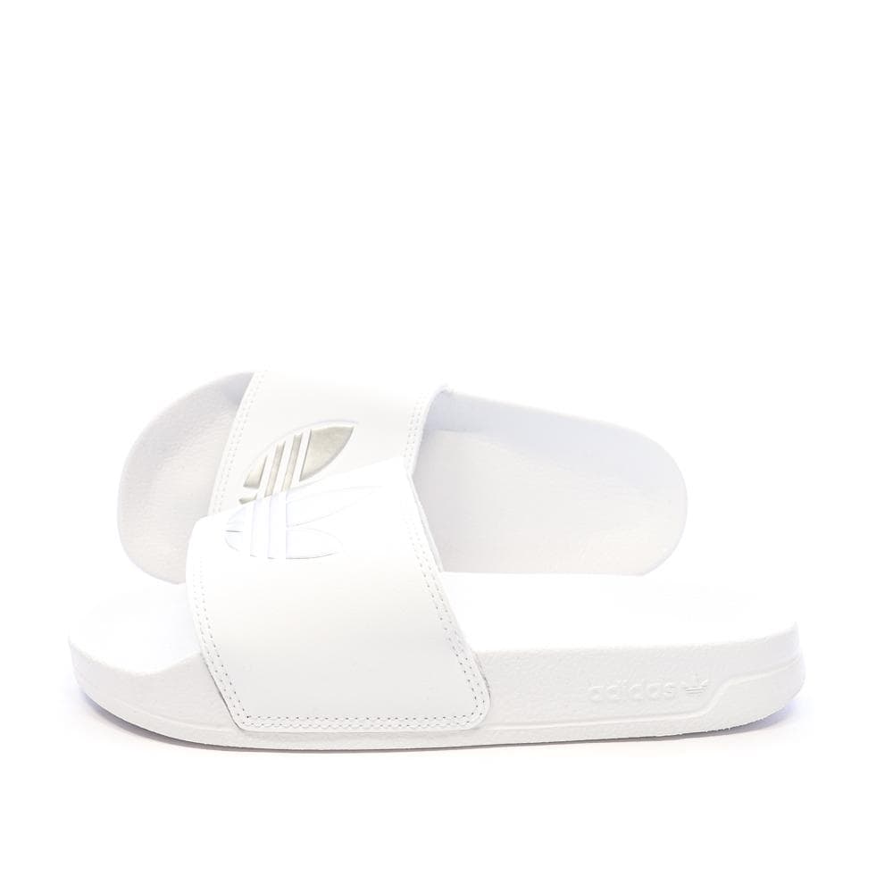 Claquettes Blanches/Argenté Femme Adidas Adilette 2