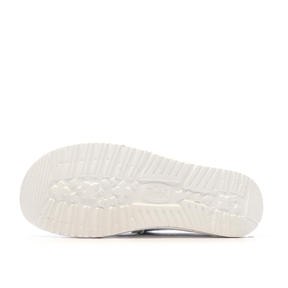 Chaussures Vert d'Eau Femme Hey Dude Wendy Heathered Slub 5