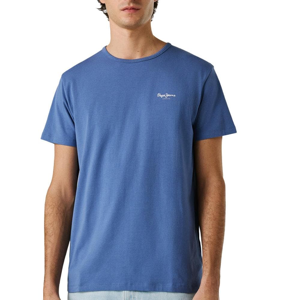 T-Shirt Marine Homme Pepe jeans Originalss 1