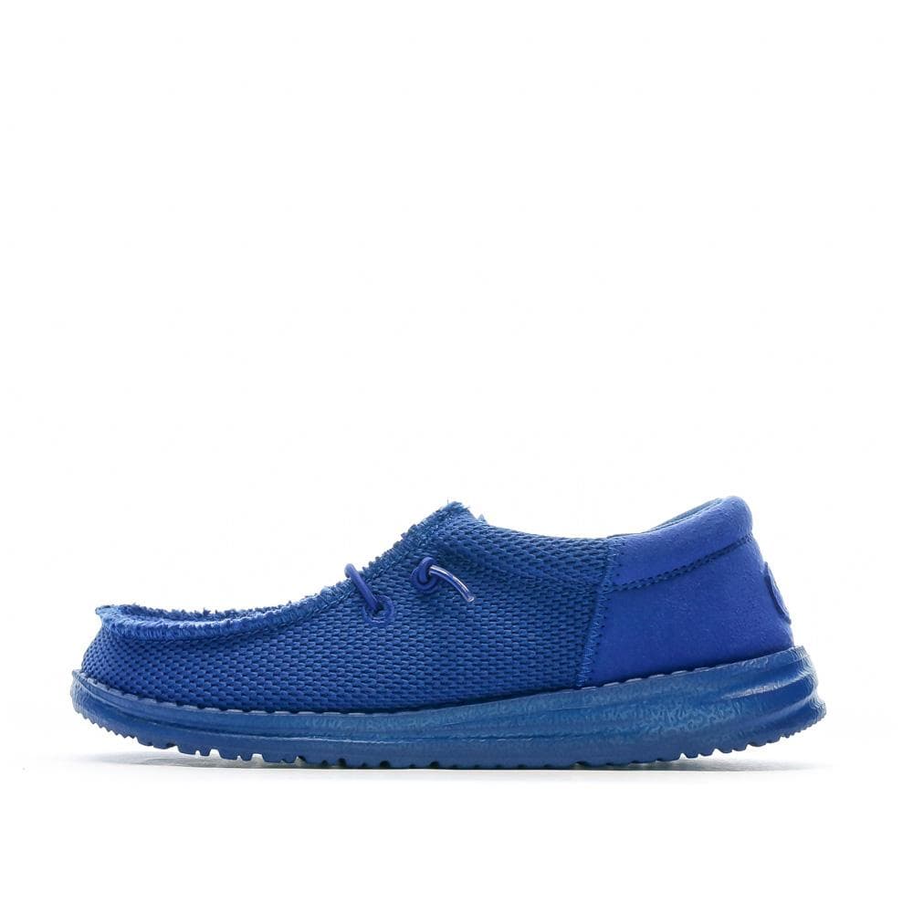 Chaussures Bleu Garçon Hey Dude Wally Youth Funk Mono 1