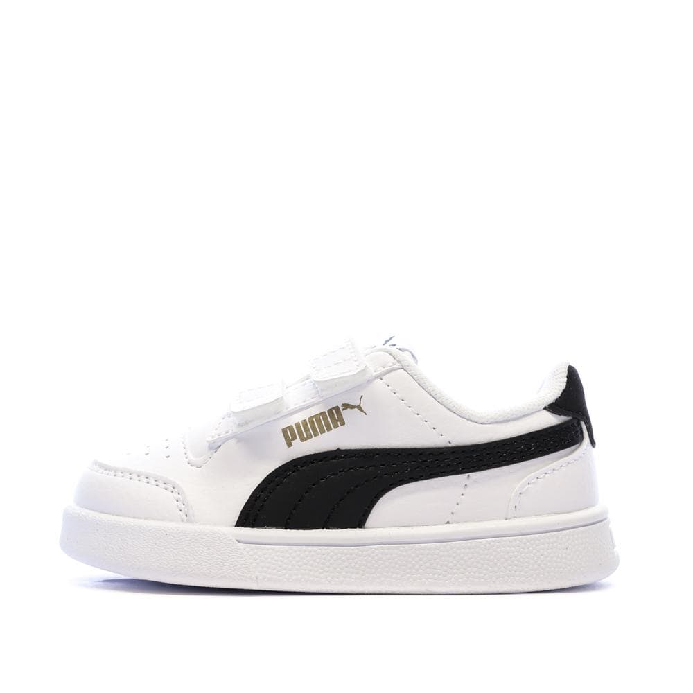 Baskets Blanc/Noir Garçon Puma Shuffle 1
