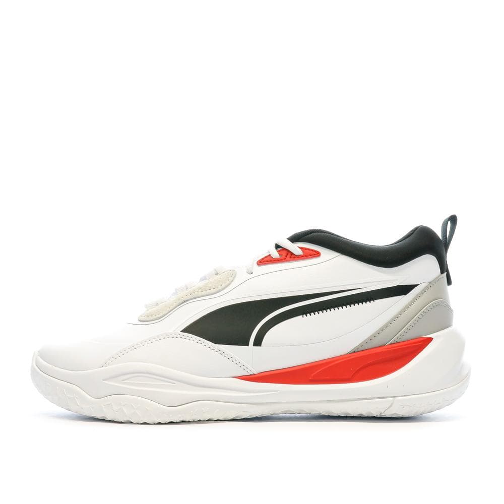 Chaussures de basketball Blanche/Rouge/Noir Homme Puma Playmaker 1