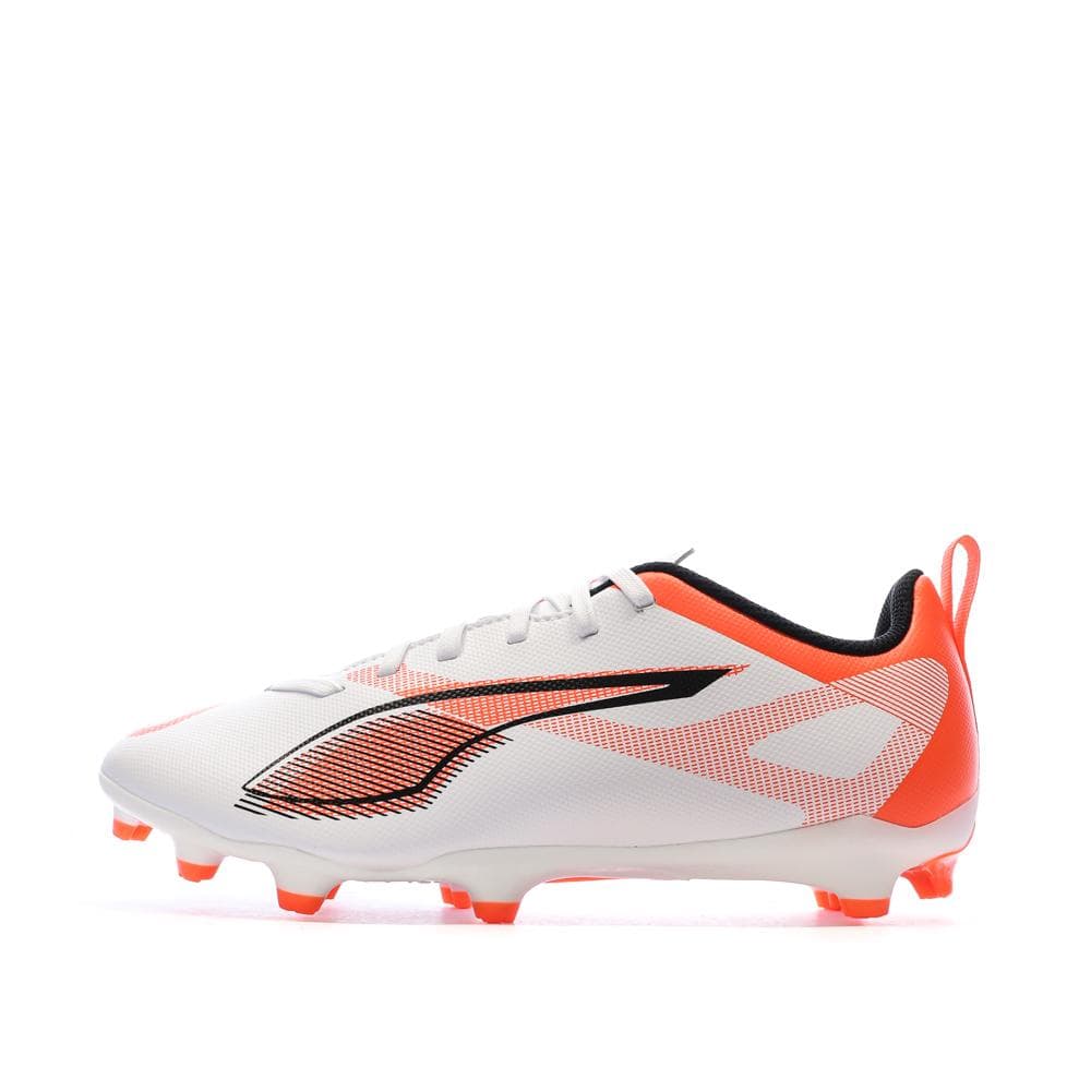 Chaussures de Foot Blanc/Orange Junior Puma Ultra 5 Play FG/AG 1