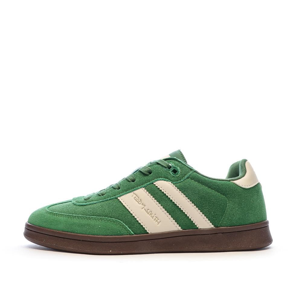 Baskets Vert Homme Teddy Smith White Suede 1