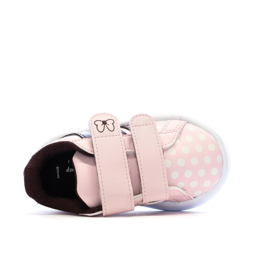 Baskets Rose Bébé Fille Adidas Minnie Grand Court 4