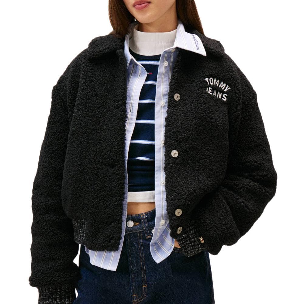 Veste Noire Femme Tommy Hilfiger Varsity 1