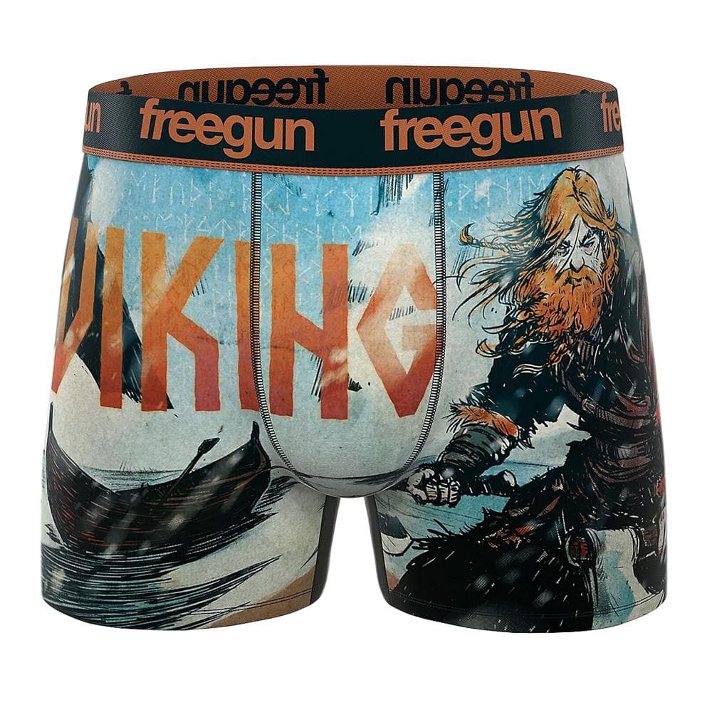 Boxer Bleu Garçon Freegun Viking 1