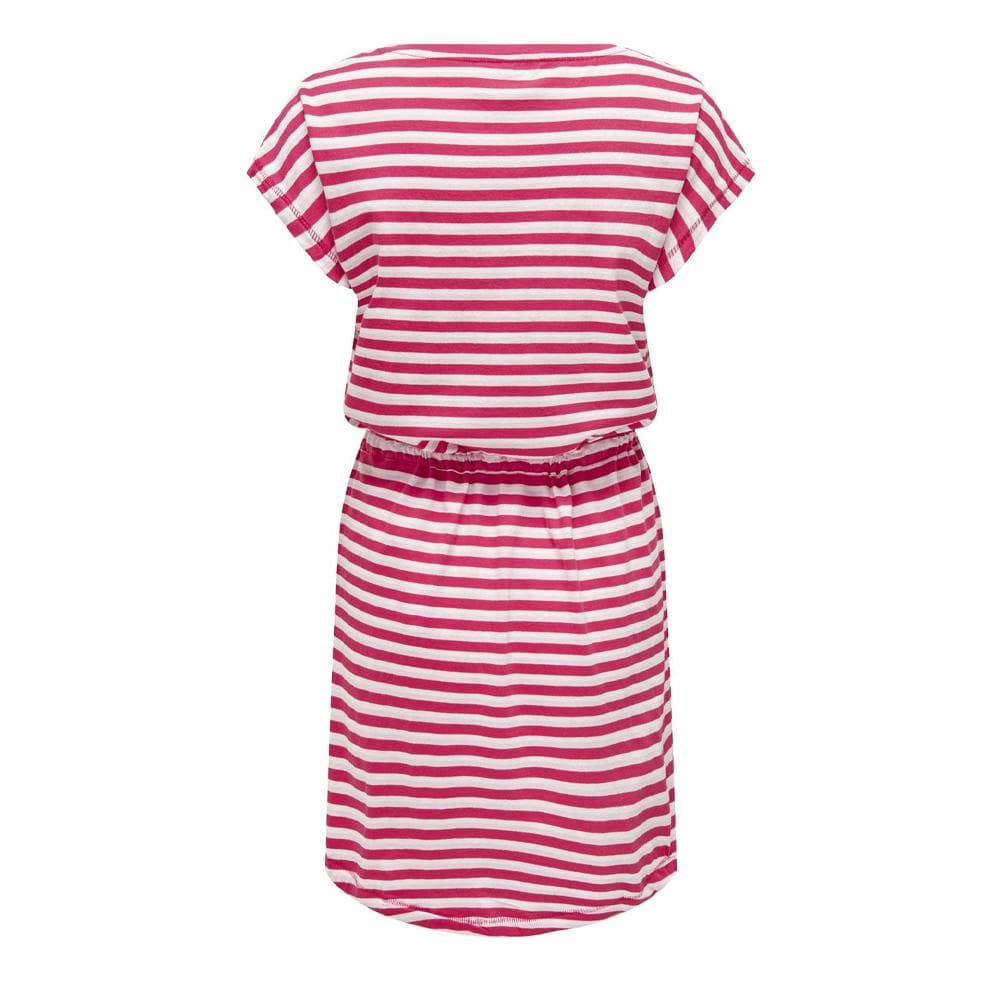 Robe à Rayure Rouge/Rose Femme ONLY 15320314 2