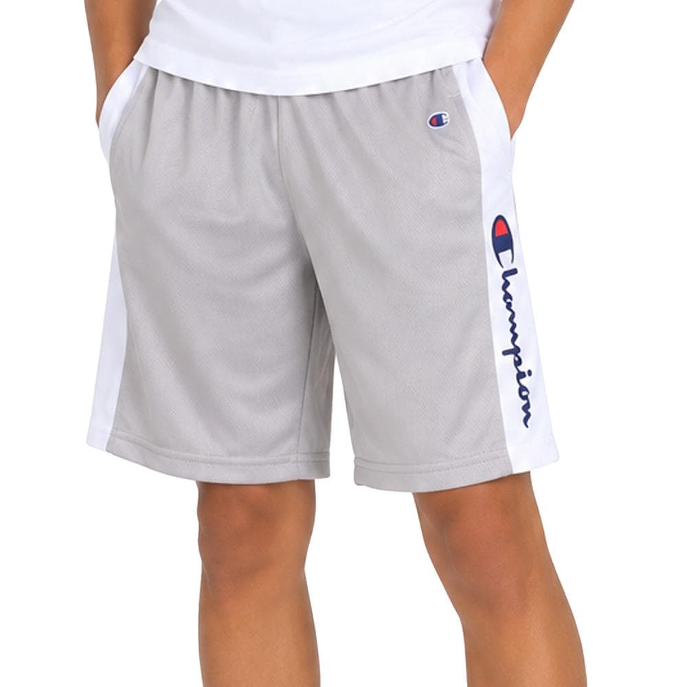 Short Gris/Blanc Garçon Champion C914SH199 1