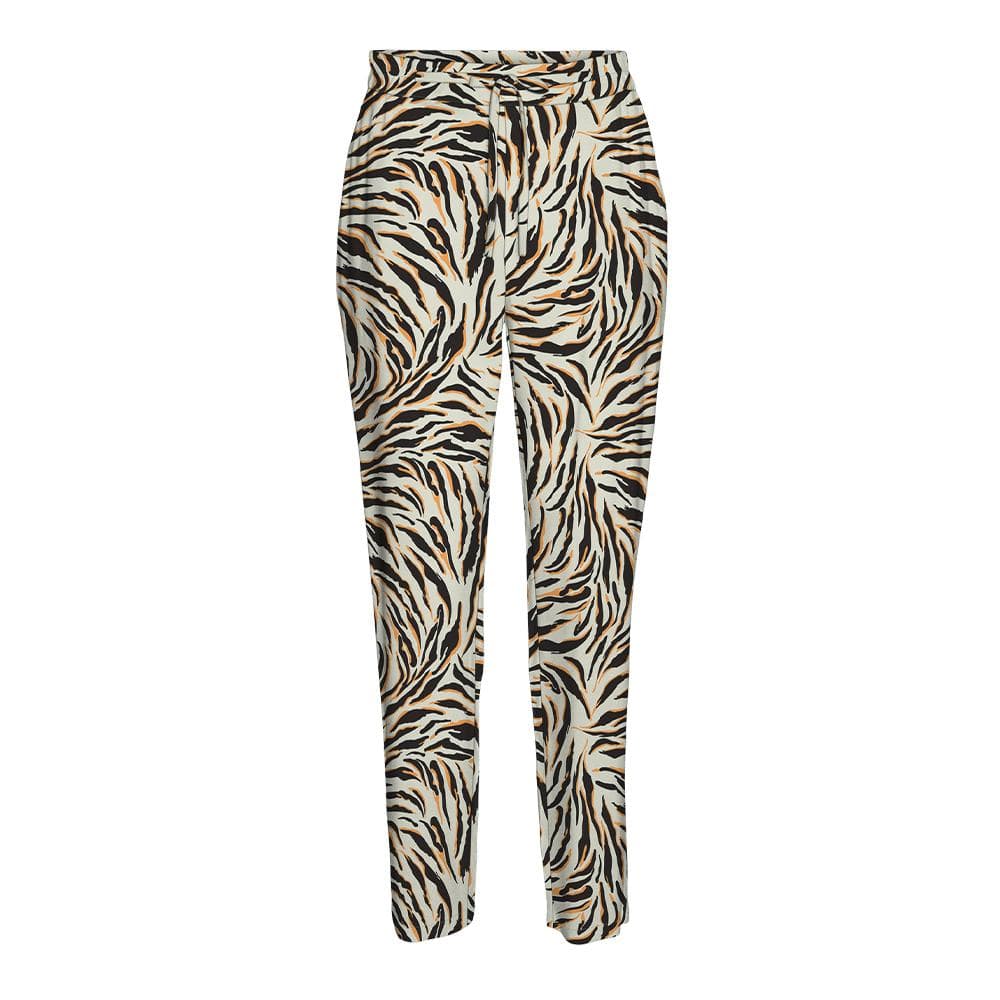 Pantalon fluide Noir/Beige Femme Vero Moda Easy Joy 1