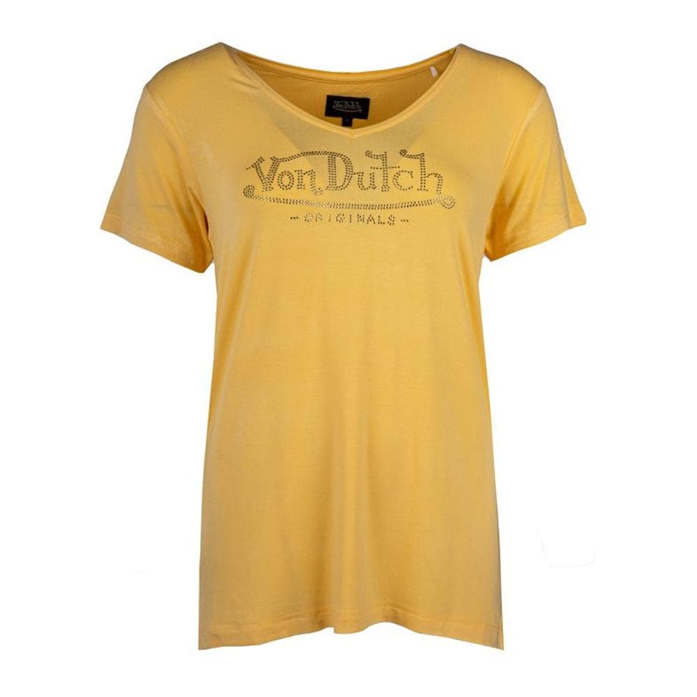 T-shirt Jaune Femme Von Dutch ROAN 1