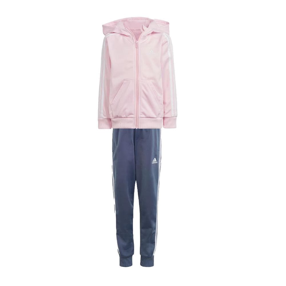 Survêtement Rose/Bleu Fille Adidas 3 bandes Essentials 1