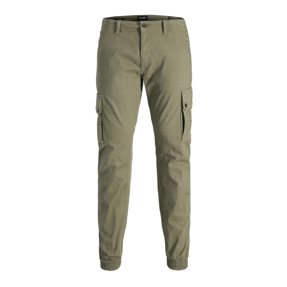 Pantalon Cargo Kaki Homme Jack & Jones Warner 12167596 1