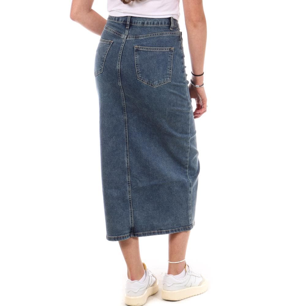 Jupe en Jean Bleu Femme Monday Premium Dark 2