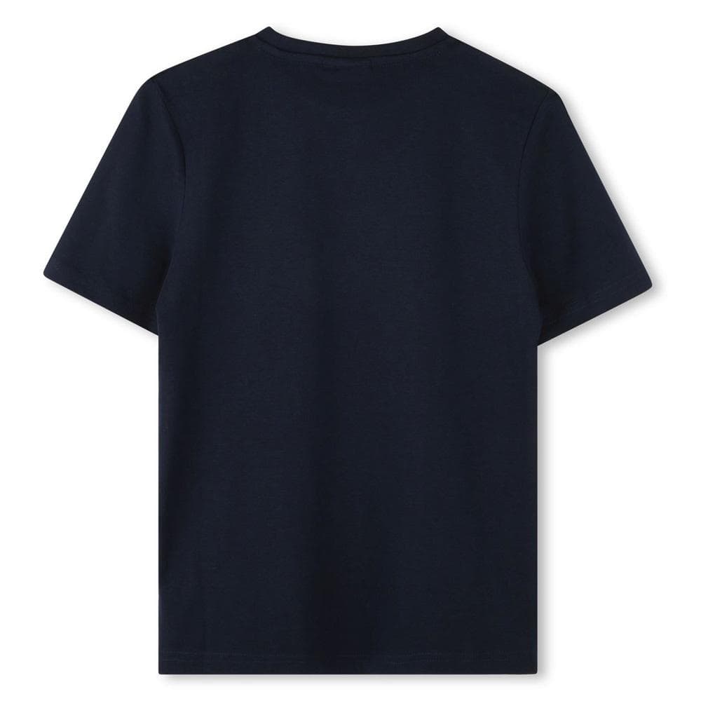 T-Shirt Marine Garçon Hugo Boss J52701 2