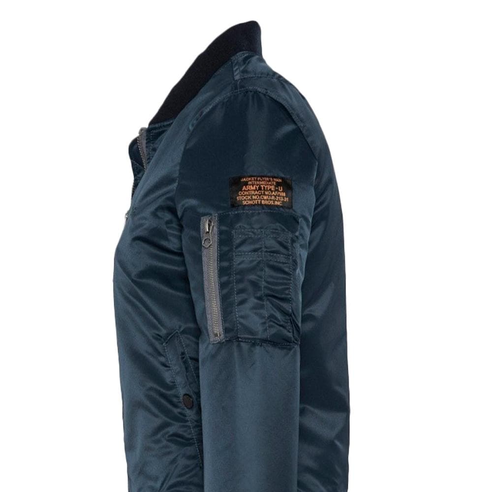 Bomber Marine Femme Schott Femme JET17W 3