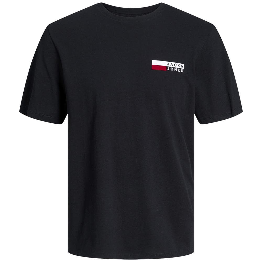 T-shirt Noir Homme Jack & Jones Whcorp 1