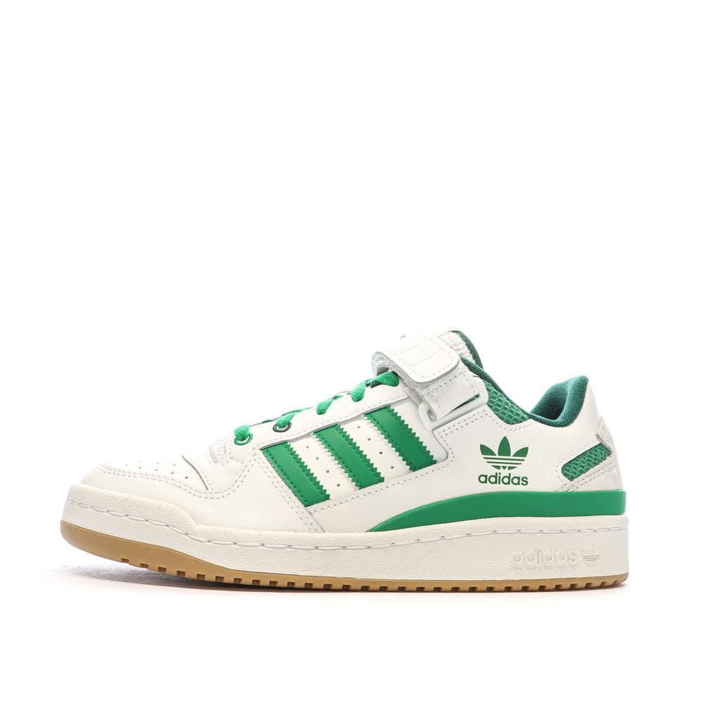 Baskets Blanches/Vertes Homme Adidas Forum 1