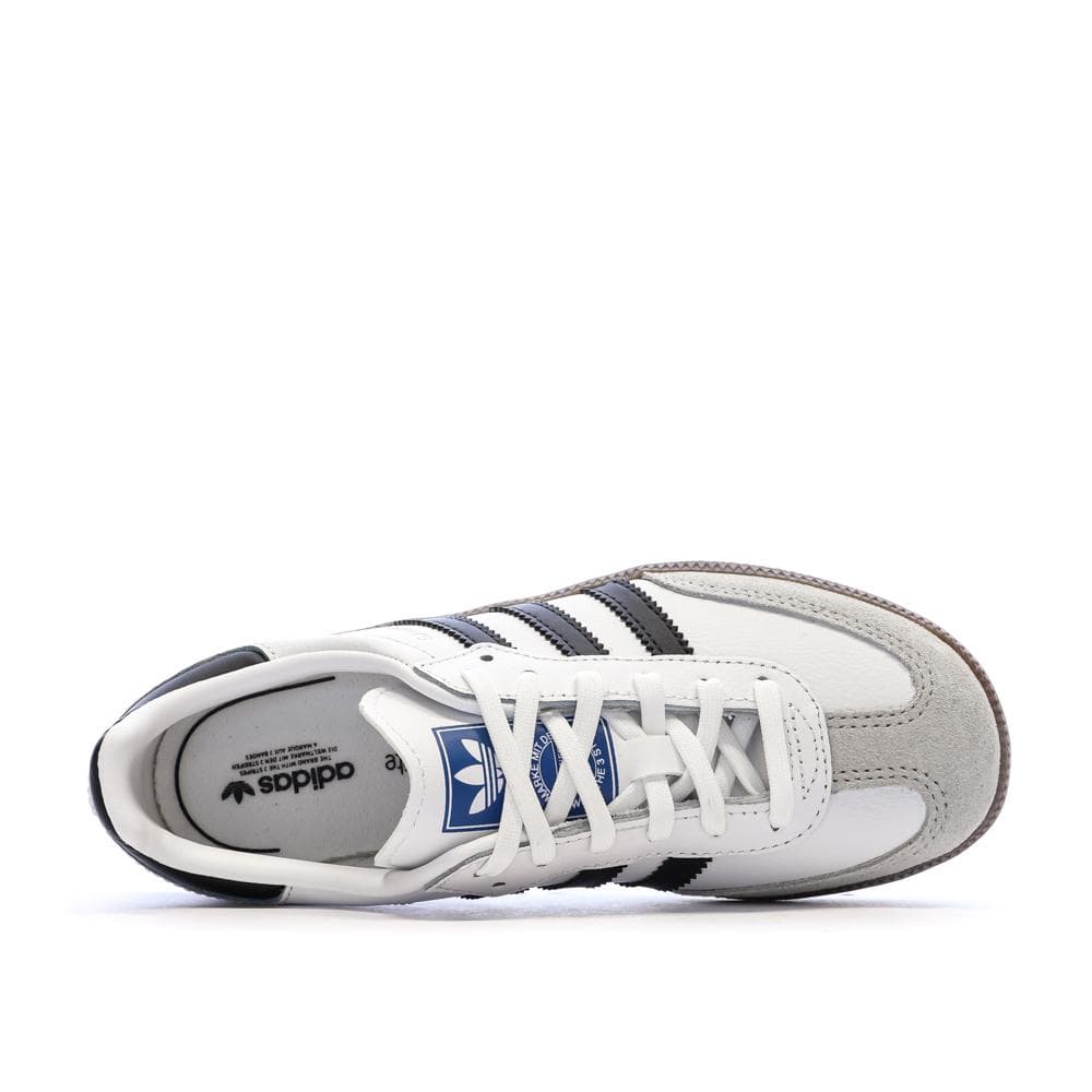 Baskets Adidas Samba Blanches Mixte Junior 4