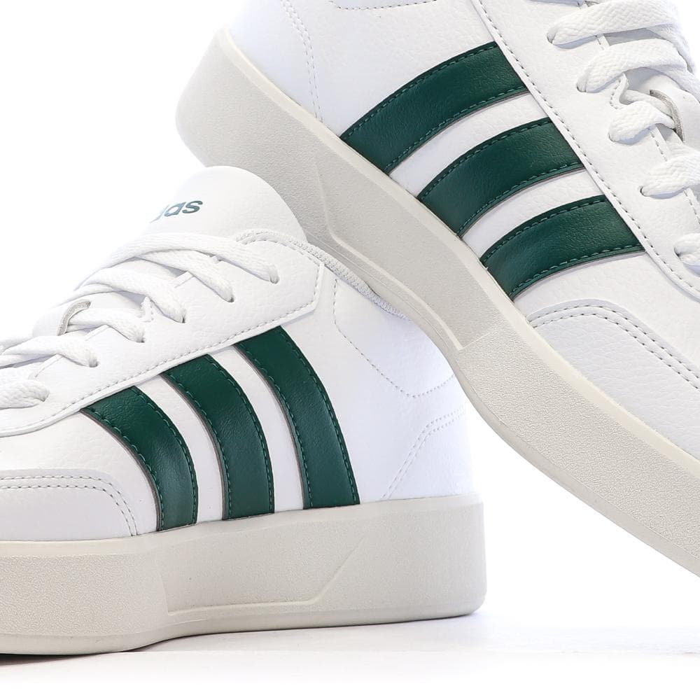 Baskets Blanc/Vert Homme Adidas Breaknet 3.0 7