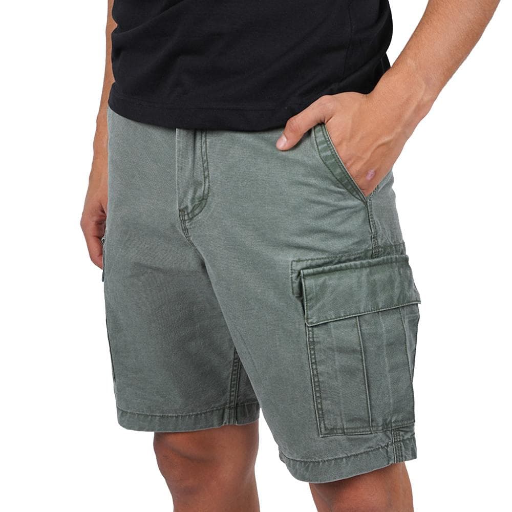Short cargo kaki homme Quiksilver Ichaca 1
