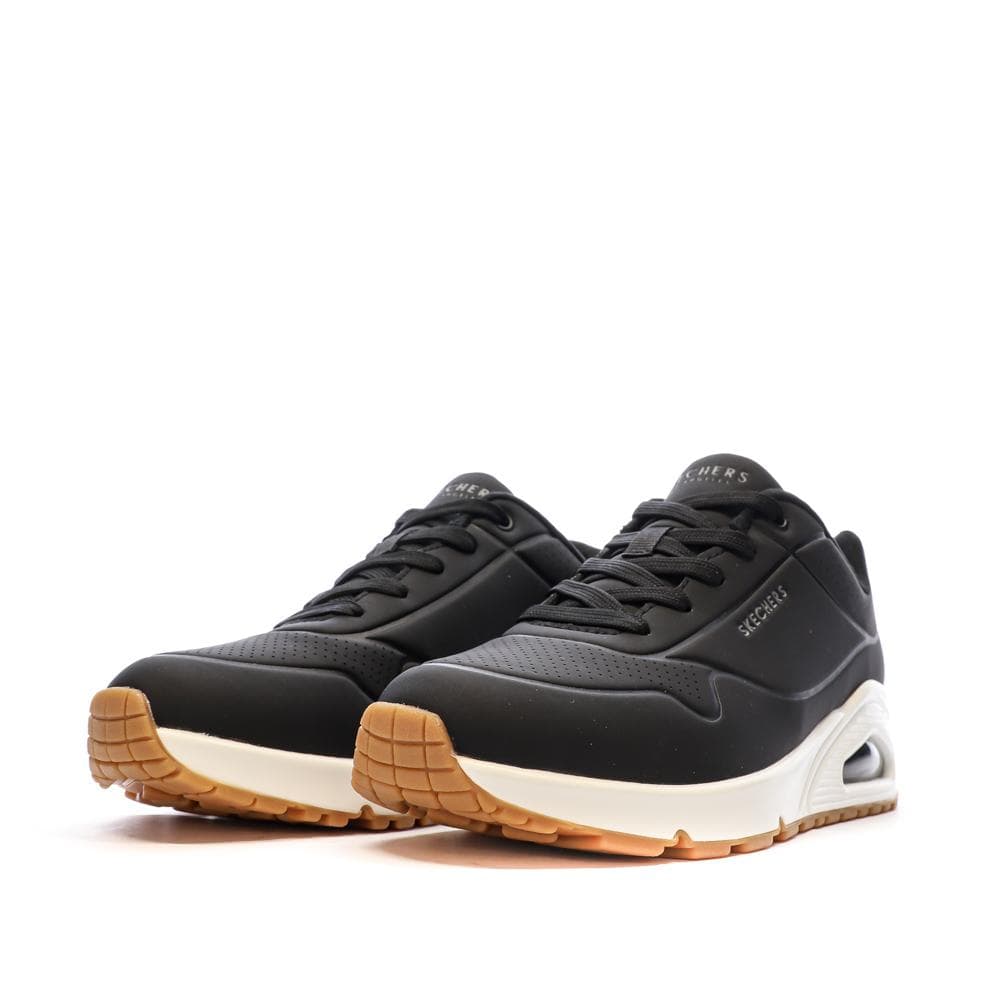 Baskets Noires Femme Skechers Uno 6