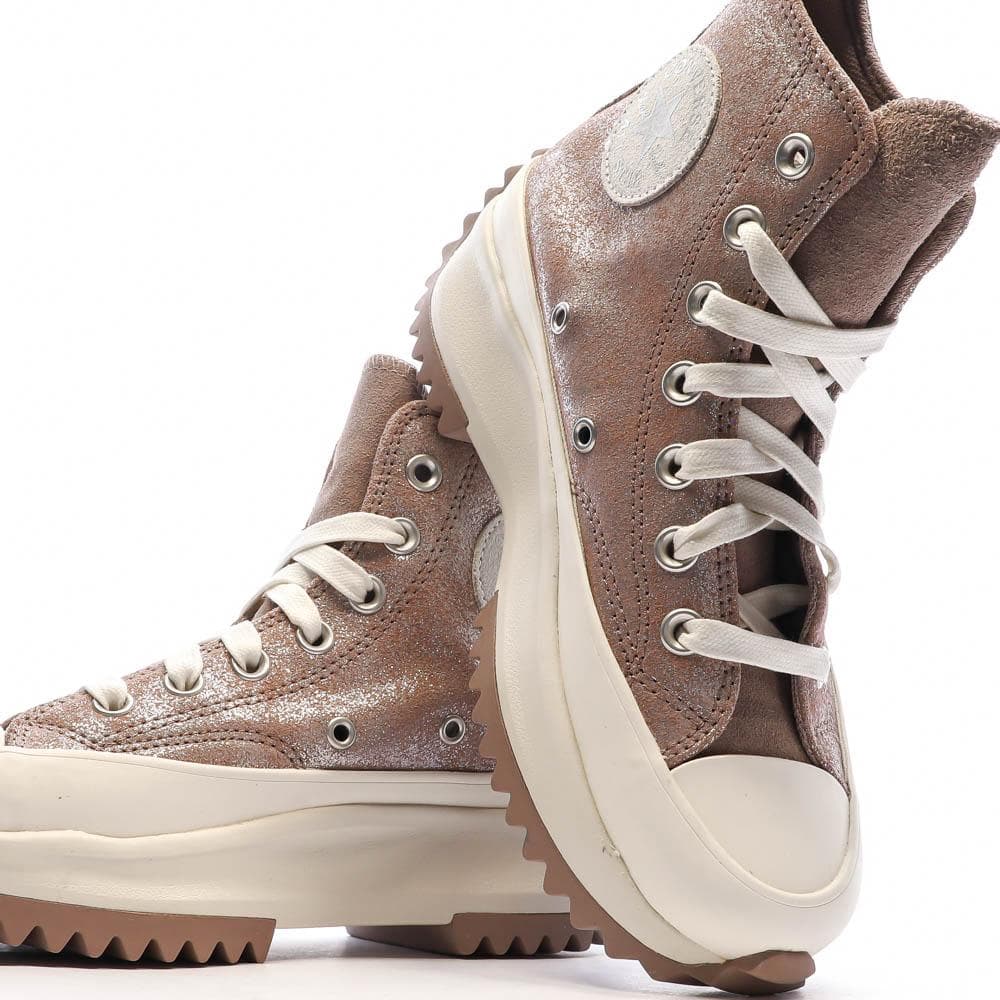 Baskets Rose à paillettes Femme Converse Run Star Hike A11578C 7