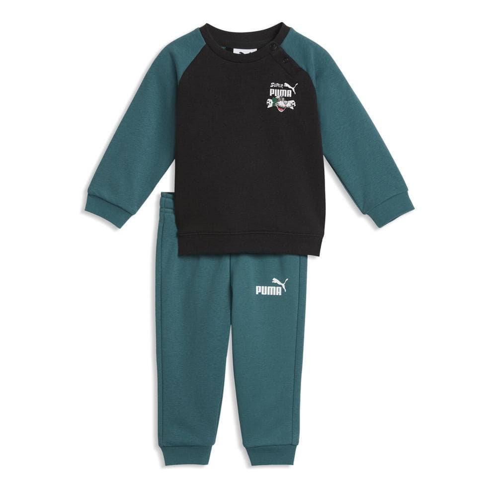 Survêtement Vert/Noir Garçon Puma Minicats Super 1