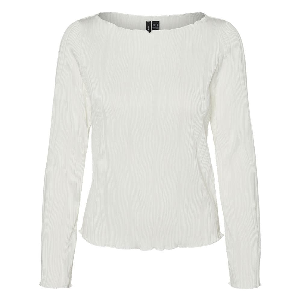 T-Shirt Manches Longues Blanc Femme Vero Moda Masta 1