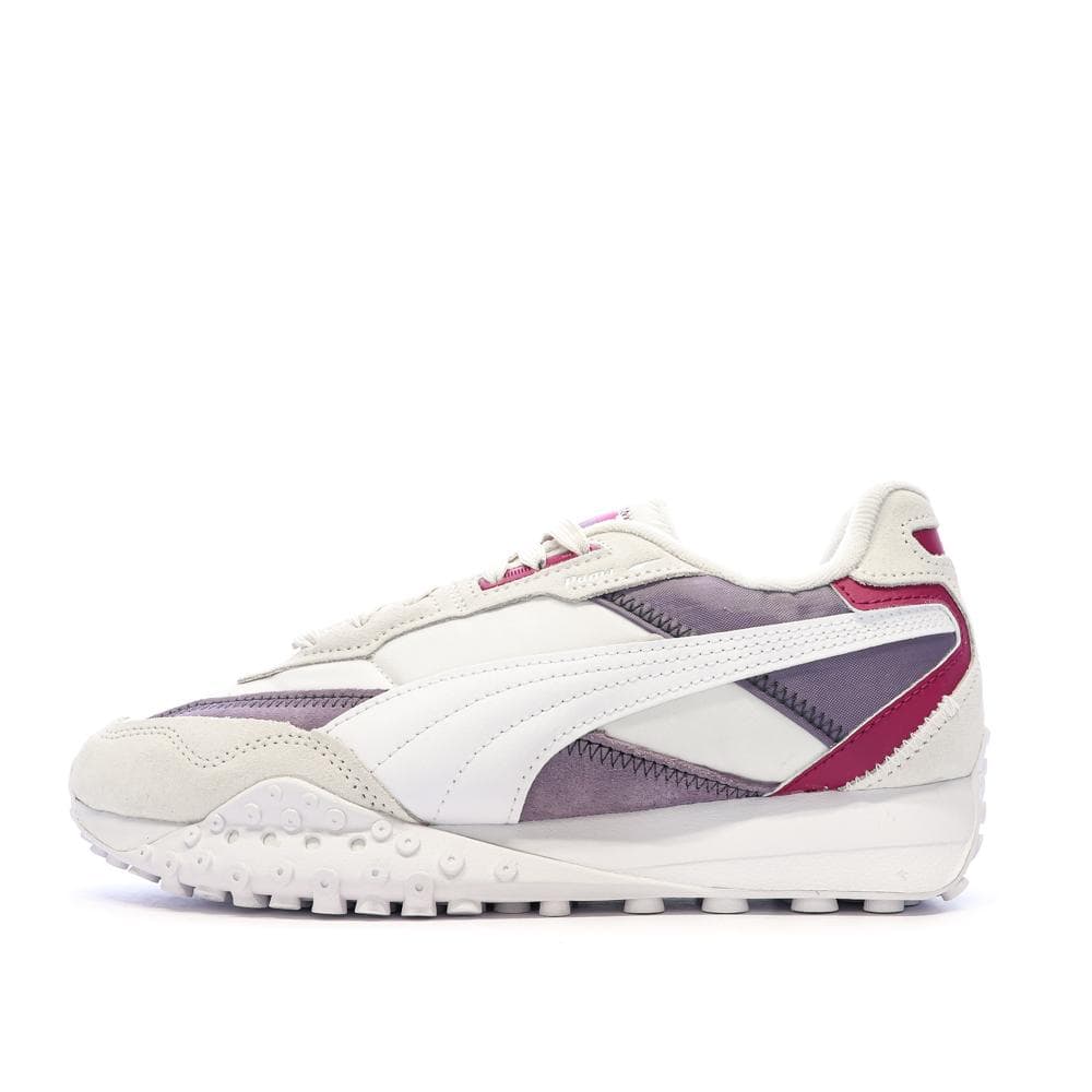 Baskets Blanches/Violettes Femme Puma Blktop 1