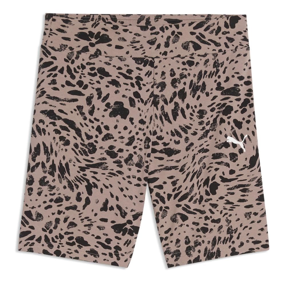 Short Beige/noir/Rose Fille Puma Ess Graphic Animal 1
