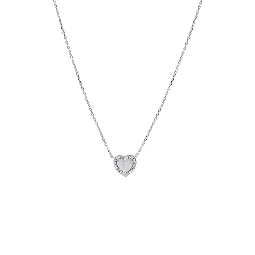 Collier Cœur Blanc Clio Blue Angel 2