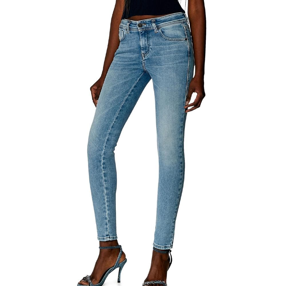 Jean Slim Bleu Femme Diesel 2017 Slandy85 1