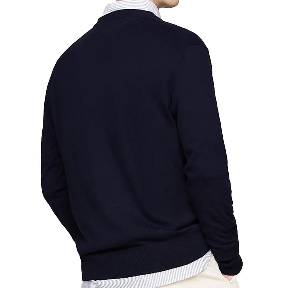 Pull Marine Homme Tommy Hilfiger Pima MW0MW28047 2