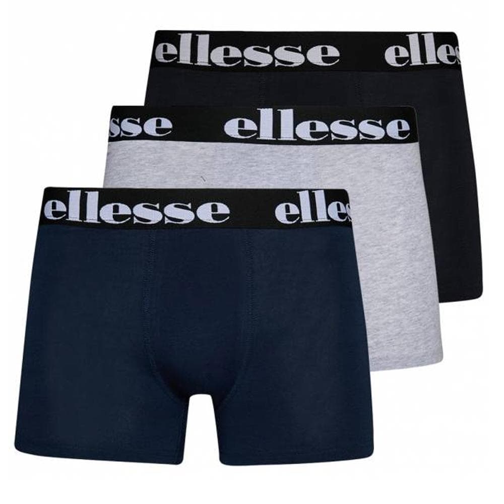 x3 Boxers Marine/Gris/Noir Homme Ellesse SJ00459 1