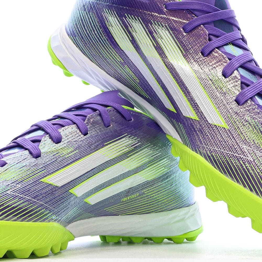Chaussures de Foot Violet/Jaune Adidas F50 Pro TF 7