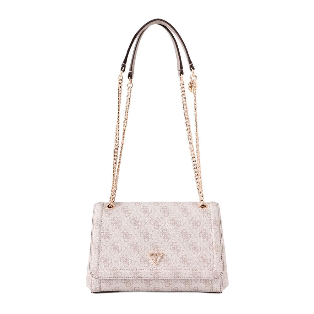 Sac à Bandoulière Blanc/Beige Femme Guess Noelle 1