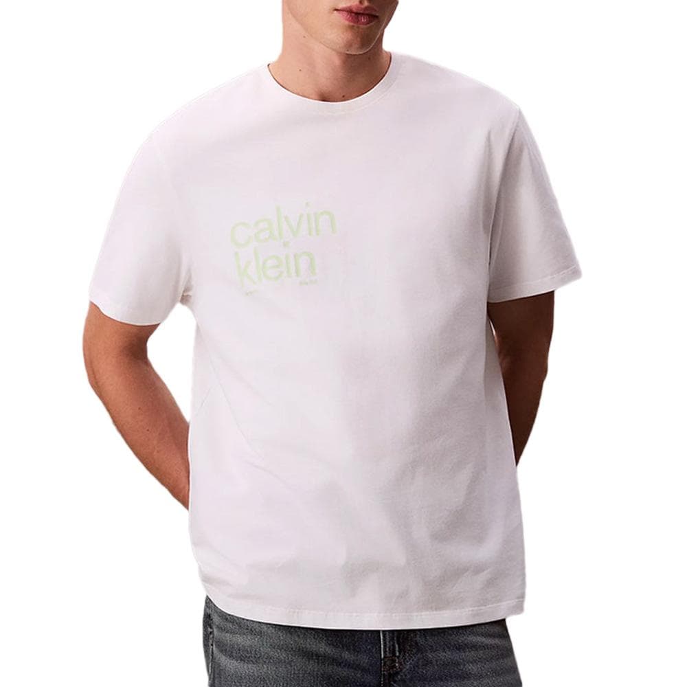 T-Shirt Blanc Homme Calvin Klein Jeans LV04RD810G 1