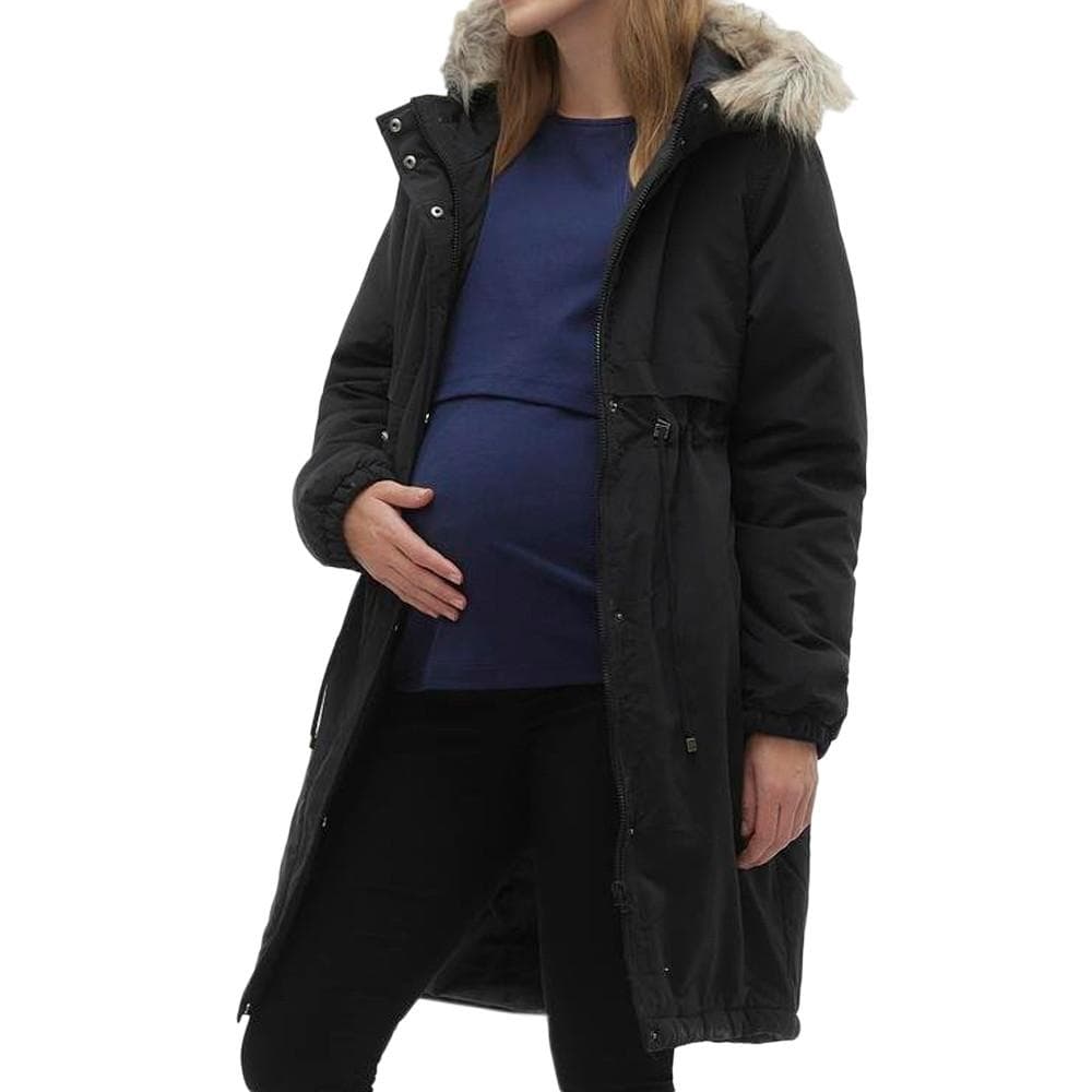 Parka Noire Femme Mamalicious Jessi 3