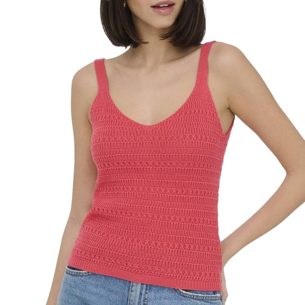 Débardeur Rose Femme Jdy Tropical 1