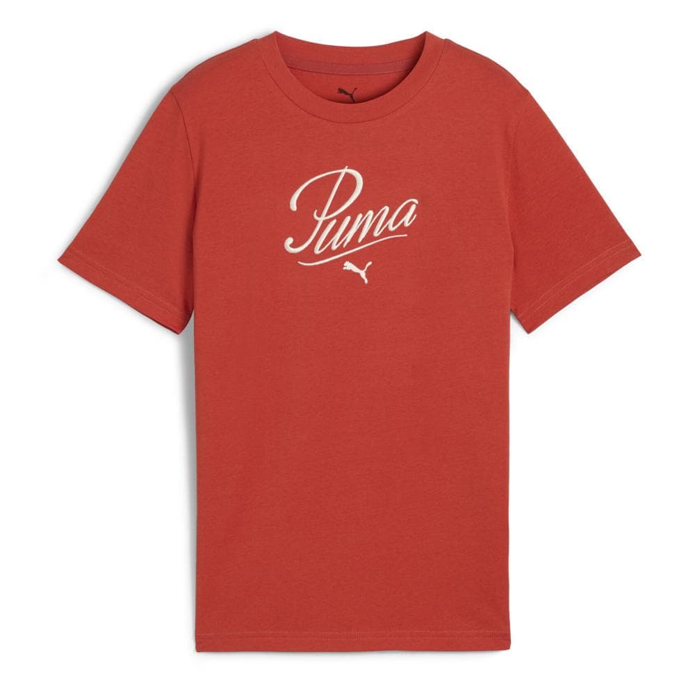 T-Shirt Terracotta Fille Puma Script 1