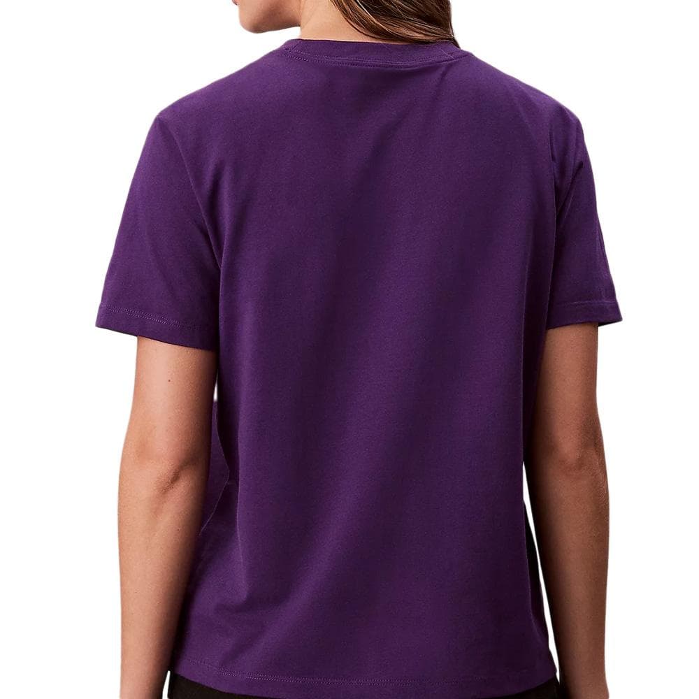 T-Shirt Violet Femme Calvin Klein Jeans Hero 2