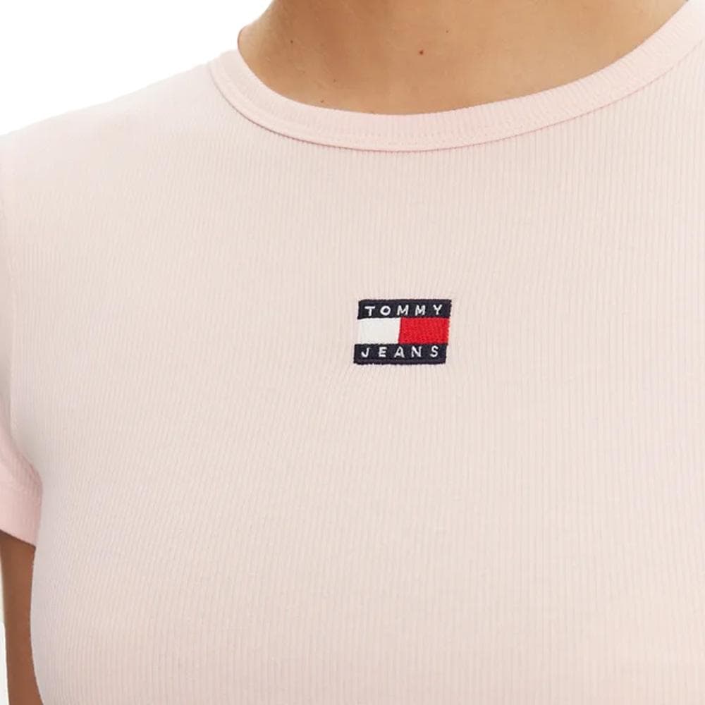T-Shirt Rose Femme Tommy Hilfiger Badge 2